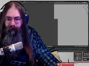 mjolnirinyou — Welcome to my Blender learning arc E08S01 - #gamedev  #goth #nonude #art #longhair #smoking  #indiedev