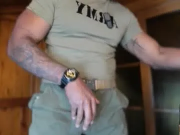 proudlyblack30 — Goal: SERGEANT ...Make me CUM  with your tips #lovense #bbc  #bigcock #domination #muscles