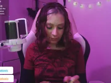 vainilla_l — Current Goal: Ahegao  at 25 tokens -- Pvt is open  #goth #saliva #squirt #cosplay #bigass