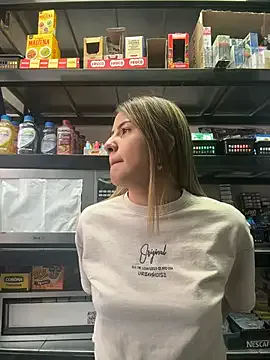 Andrea_19blonde — SHOW ASSHOLE IN SUPER MARKET