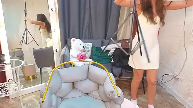 KitKatie — breast massage under shirt