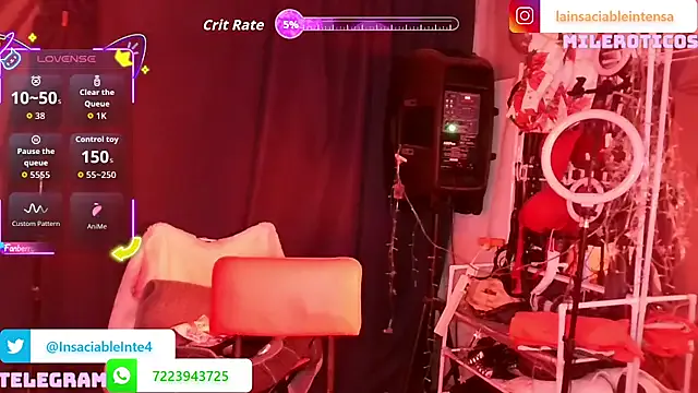 LaInsaciableIntensa — mostrar el ano bien abierto