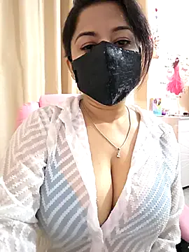 Sameera_2025 — Cream on boobs