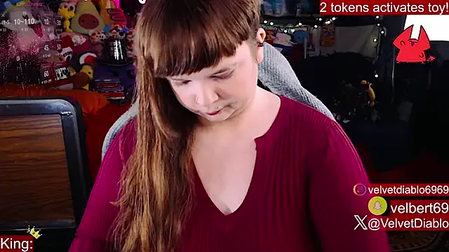 VelvetDiablo — Top off boobs out